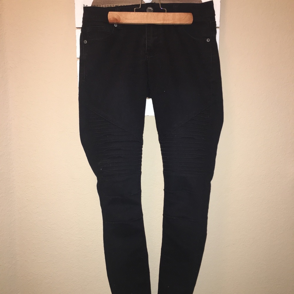 Black Moto legging jean